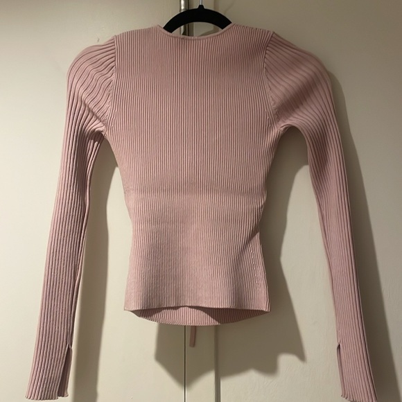 Jonathan Simkhai Alexia Compact Long-Sleeve Top - Picture 14 of 14